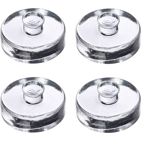 Fermenteringsvikt - glasviktset med 4 vikter för fermentering, fermenteringstillbehör - glas, Ø 7 cm, 4 st.