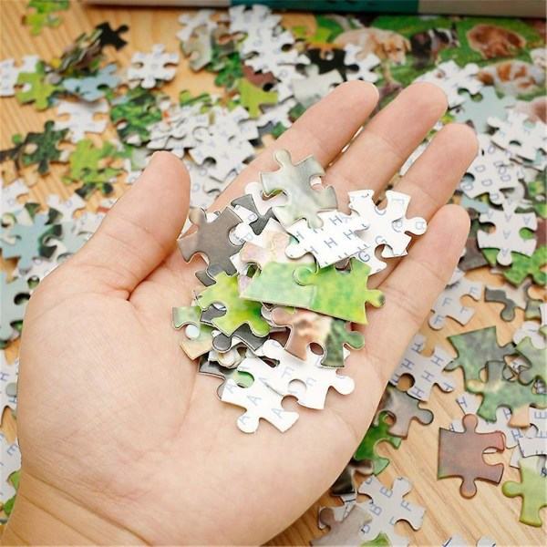 1000 bitars pussel 101 bajsande valpar hundar bajsande roliga pussel leksaker kreativ present