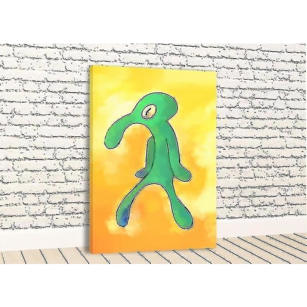 sysy Bold And Brash Gallery Art Canvas Painting Poster Squidward Wall Art Picture Nordic Living Room