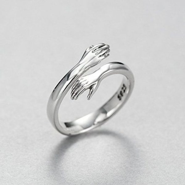 Justerbar kramring i 925 sterlingsilver