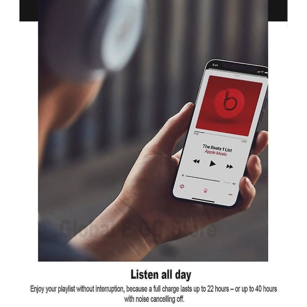 Trådlösa Bluetooth hörlurar Studio 3 Avbryter headsetmusik