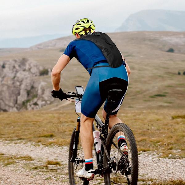 Lättviktsryggsäck för vätska med 3L vattenbehållare, unisex löpningsryggsäck för mountainbike, cykling och vandring Black
