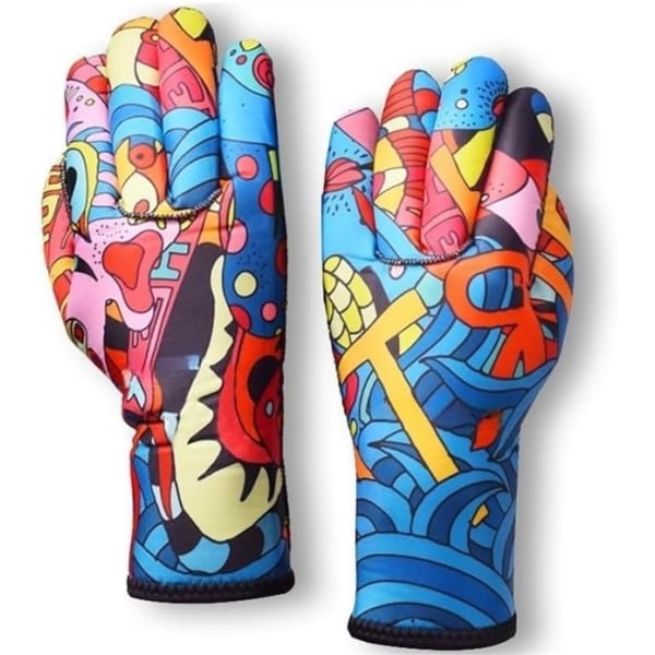 Diving Gloves, Rubber Winter Warm Gloves For Diving, Snorkelling And Surfing,L