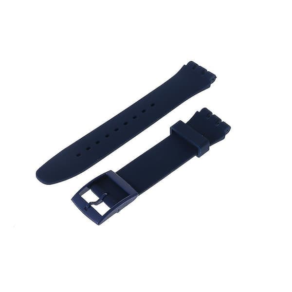 Kompatibel med Swatch 16/17/19/20mm silikone urrem armbånd holdbart