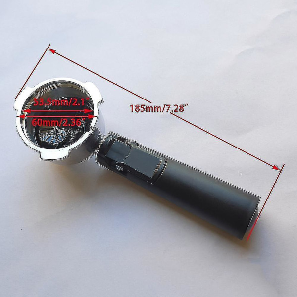 51 mm bunnløse kaffe gjenbrukbare filtre Portafilter For Homix Holder 60 mm 15-20bar For Espresso Cof