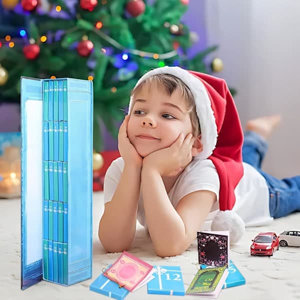 Miniature Bog Julekalender 2025 - 24 Mini Bøger til Jule Nedtælling [TOP1] 10