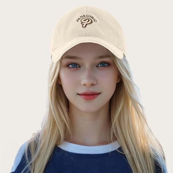 Dame Baseball Cap Bomuldsblød Cap Justerbar Sommer Løbe Golf Hat Gaver til Piger
