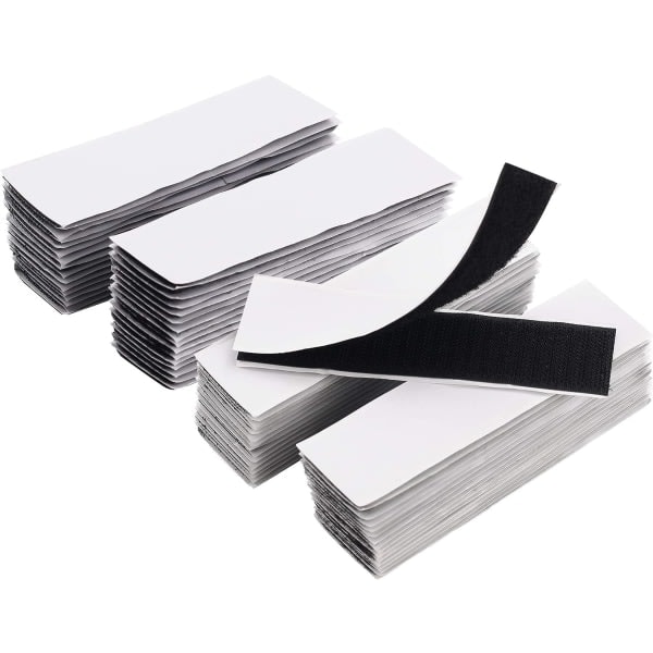 Velcro itseliimautuva suorakulmio 30mm x 1,2m tyyny kiinnitykseen koukku silmukat kotiin toimistoon kouluun ulkoilmaan 32 paria (RSB340)