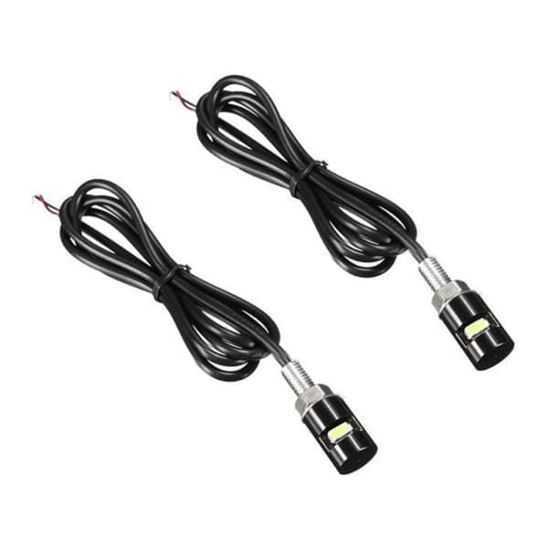 12V LED nummerpladelys til motorcykler, LED baglygter, universelle 12V 5630 hvide lys, blinklys-Glad null - 2 null - 2