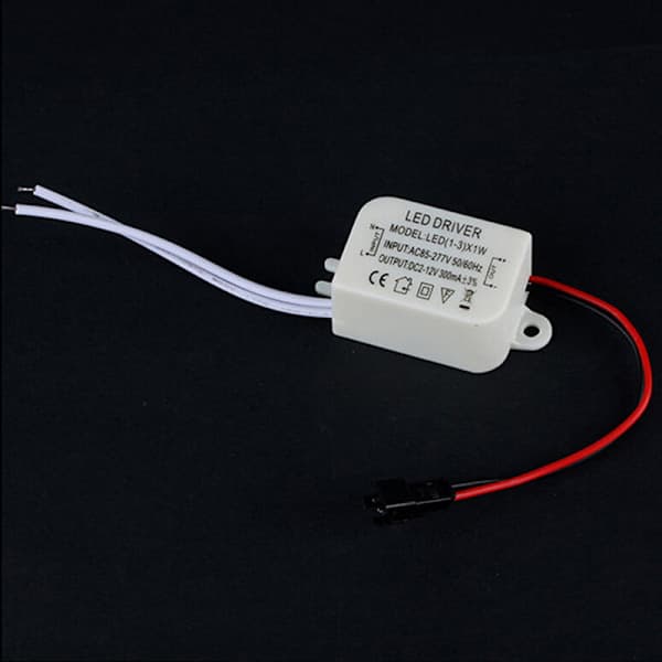 Enkel AC 85V-265V til DC 12V LED elektronisk transformator Strøm S Hvit én størrelse