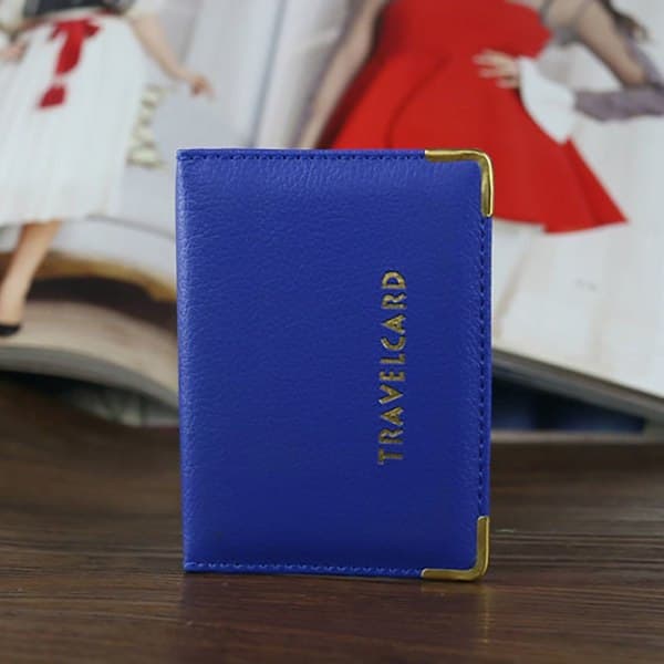 Etui for busskort og togkort - på lager BLÅ BLUE