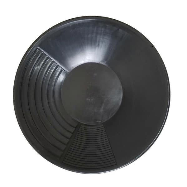 Muovinen kullanhuuhdontapannu black