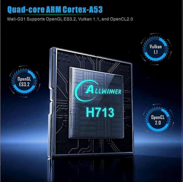 HY320 Android 11 Bærbar Projektor 4K Native 1080P Mobil Projektor Dobbel WIFI6 Bluetooth 5.0 Kino EU plug Mini