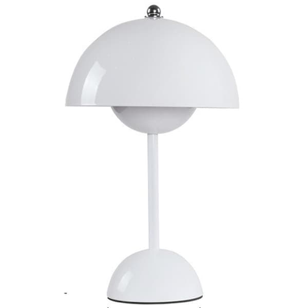Dimbar trådløs bordlampe 3-veis trådløs lampe for lesing, nattlys White