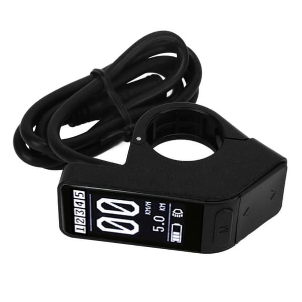 SW102 Vandtæt LCD-display til elcykel, kontrolpanel til Bafang BBS01, BBS02 og BBSHD centermotor