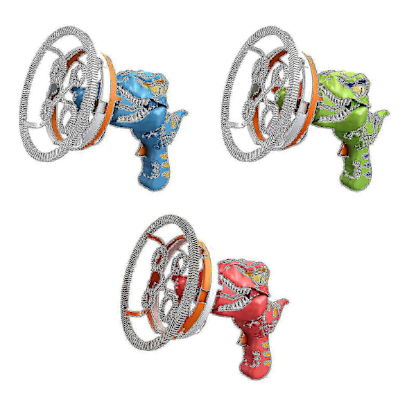 Bubbelmaskin, Bubbelmaskiner för Barn, Dinosaurieleksak - Snngv Red