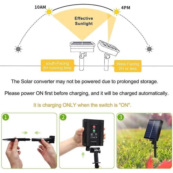 10M 240 LED utendørs solcelle-LED-lyslist, vanntett, kuttbar, 8 moduser, med fjernkontroll for krukker [J3386]