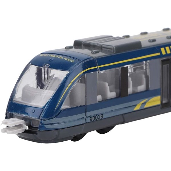 Mini Modelbil, Simulering Legeringstog Model Metal Diecast Modelbiler til Børn (Blå)