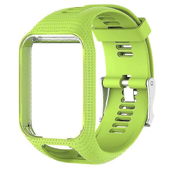 Silikone Udskiftnings Urrem Håndledsbånd til TomTom 2 3 Serie Runner 2 3 Spark Serie Golfer 2 Adventurer GPS Ur Lime