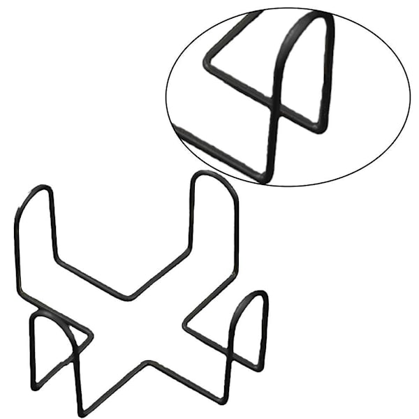 Coaster Holder Metal Holder Opbevaring Til Runde Og Firkantede Coastere, Sort
