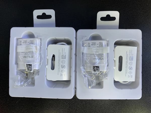 Hurtigoplader 45W til Samsung USB-C + 2M USB C-kabel - EU - Sort