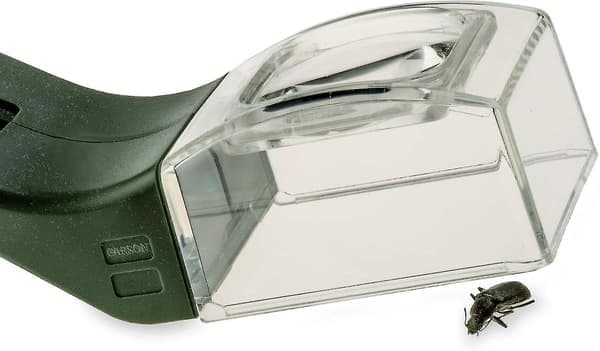 Hu-10 Bugview insektfanger med indbygget forstørrelsesglas, grøn