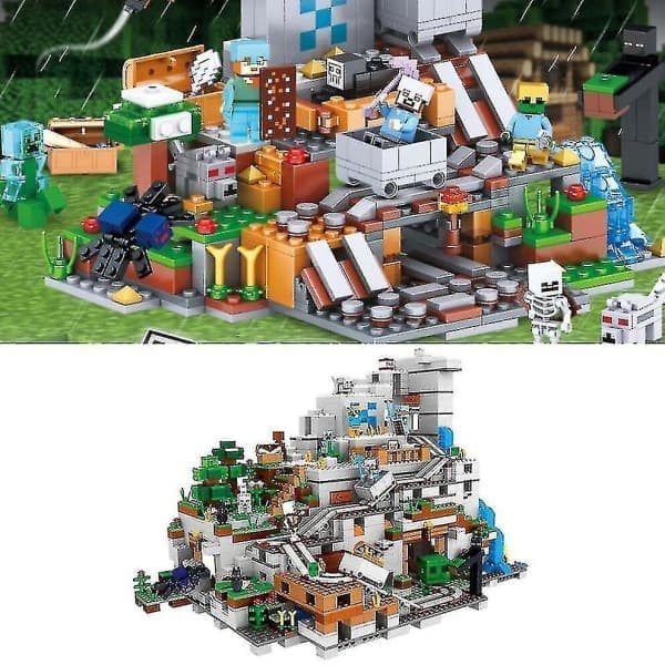 Minecraft Byggset 900 delar Bergsgrottan Min Värld-serien (ws) standard