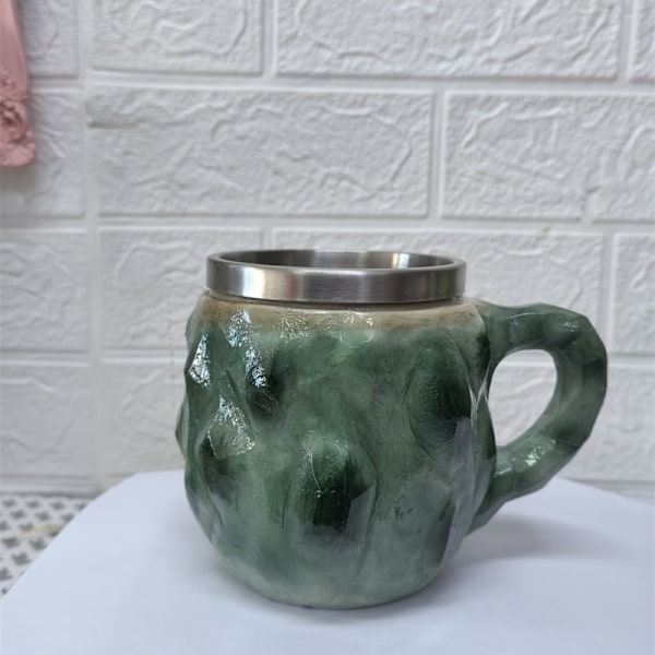 Mineral Krystal Kaffe Kobber Lilla