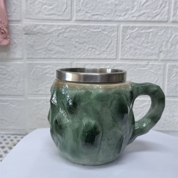 Mineral Krystall Kaffe Kobber Lilla