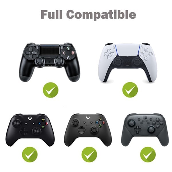 Ny PS4 PS5 Switch Pro Spelkontroll Förvaringsväska Hård EVA Tra grå one size grey