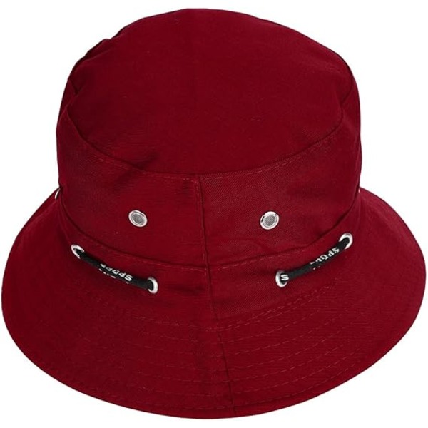 Bucket Cap Bred Solhatt UPF50+ Sommer Strandhatt Dame Herre Fiskehatt Solhette Foldbar Brehatt