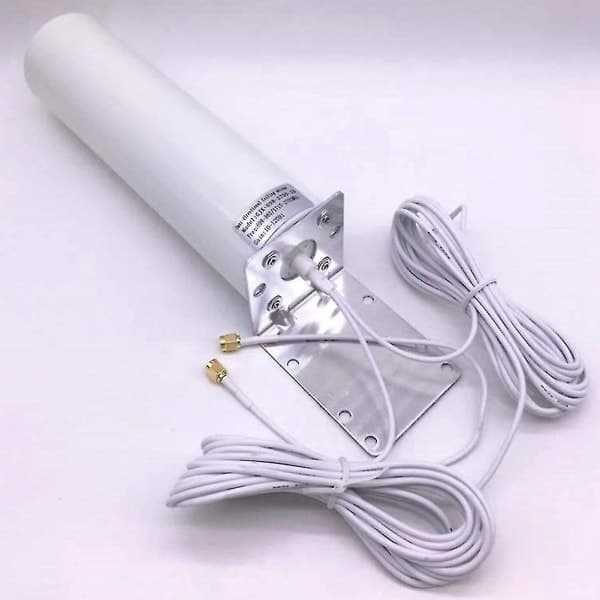 3G 4G LTE Ekstern udendørsantenne med 5m dobbelt CRC9/TS9/SMA-stik til 3G 4G router modem