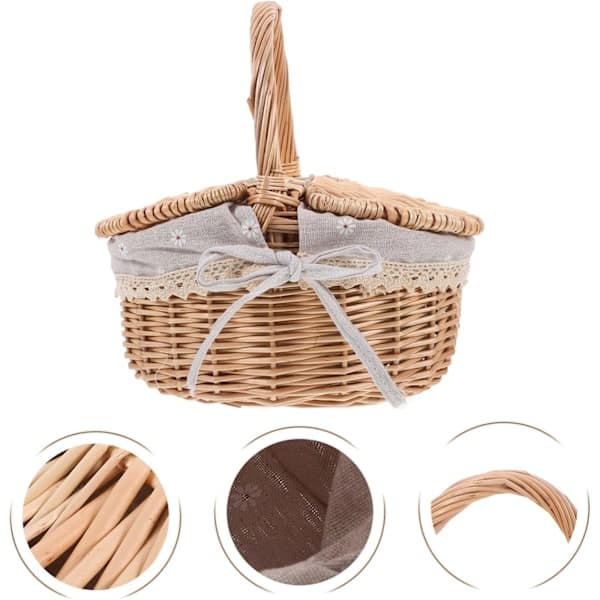 Picknickkorg med Bord Stor Picknickkorg Picknickryggsäck Khaki Liten Picknick