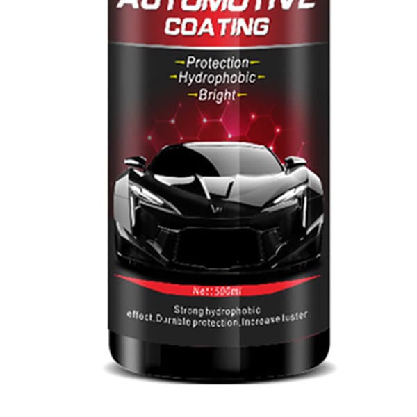 Bil Coating Flydende Voks Polish Hydrofobisk Topcoat Ridsefjerner Bilpleje Beskyttelse 500ml