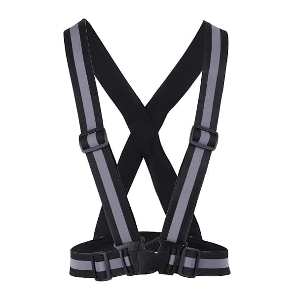 4-pakning - Reflekssele for voksne og barn / Refleksvest 4-Pack Svart