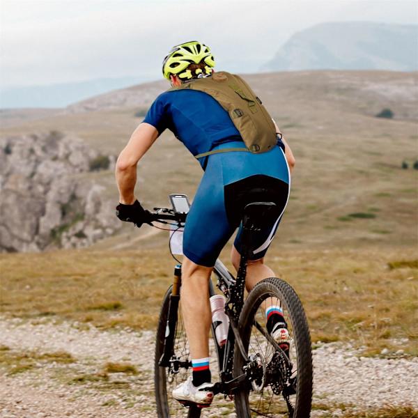 Lättviktsryggsäck för vätska med 3L vattenbehållare, unisex löpningsryggsäck för mountainbike, cykling och vandring Khaki