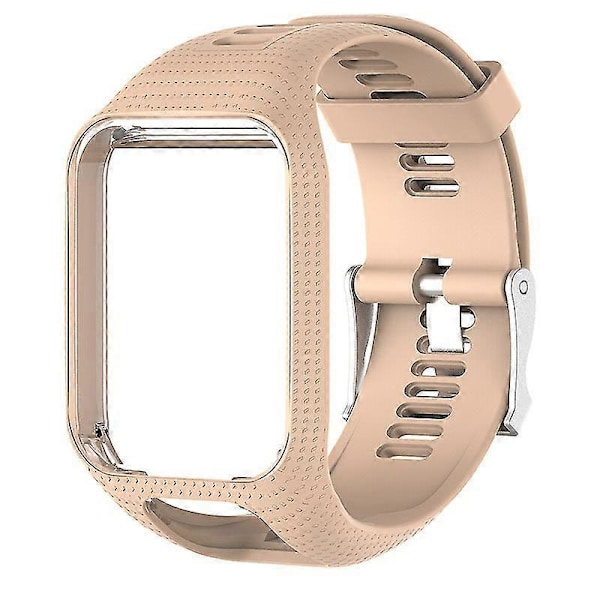 Silikone Udskiftnings Urrem Håndledsbånd til TomTom 2 3 Serie Runner 2 3 Spark Serie Golfer 2 Adventurer GPS Ur Khaki