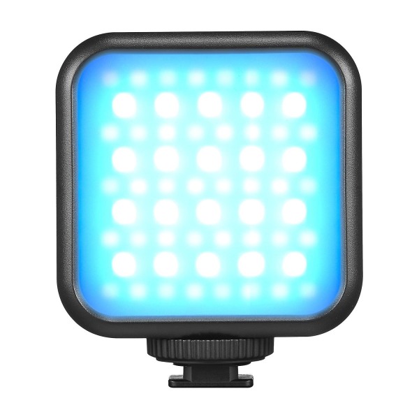 LITEMONS LED6R RGB LED Videolys, Oppladbar Mini Fill-in Lys 3200K-6500K Dimbar 13 Belysning