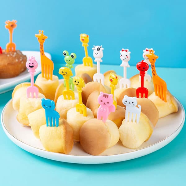 Bento Grönsaks Porslin Mini Småbarn Barn Fruktgafflar För N4 N4