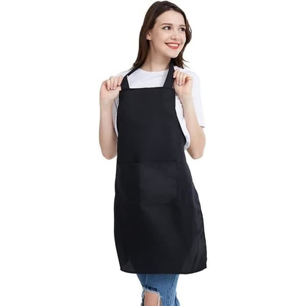 Förkläde - 12-pack - Svart - 60x71cm - Maskintvättbart