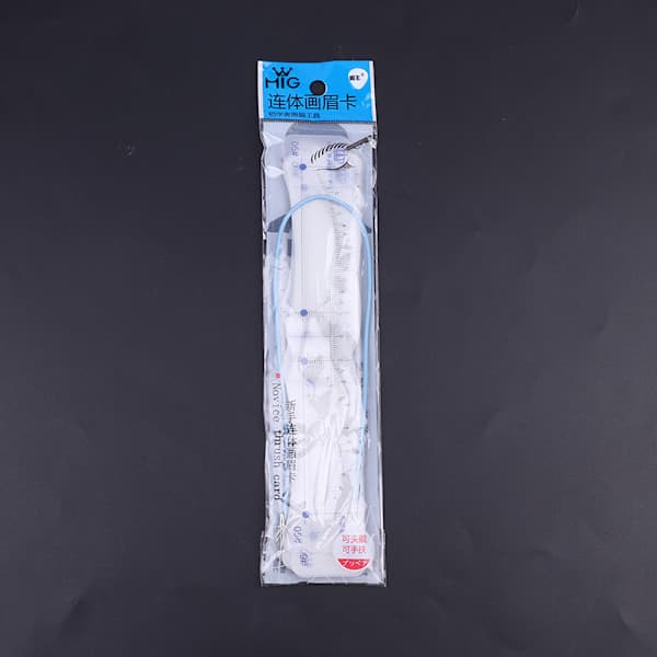 12 st Stilar Ögonbrynsformning Schabloner Grooming Shaper Mall Vit one size