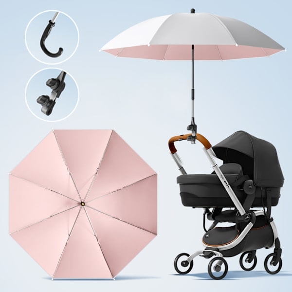 Klapvogn Parasol Pink Pink