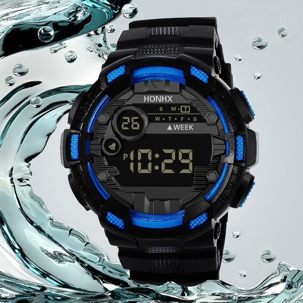 Honhx Luxury Mens Digital Led Watch Date Sport Men Outdoor Electronic Watch R