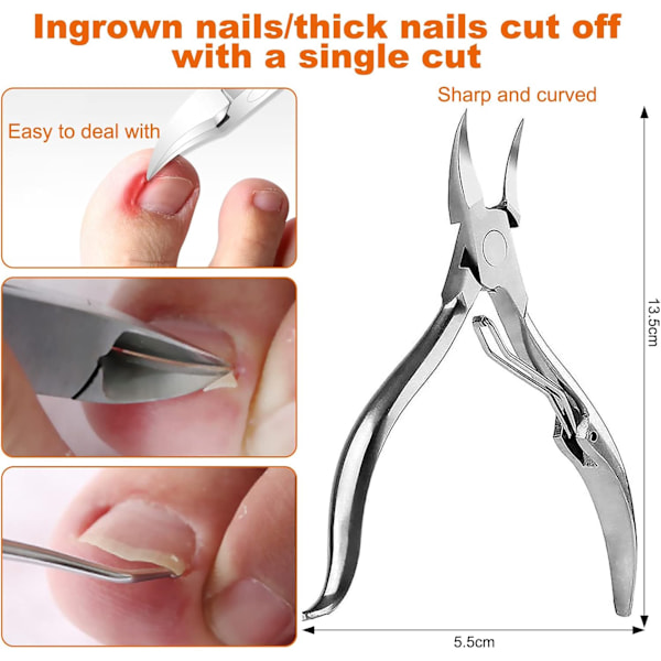 Innate Nagelsats, Innate Nagelklippare, Innate Naglar, 11 stycken Innate Nagelkorrigerare, Innate Nagelsats, Innate Nagelklippning