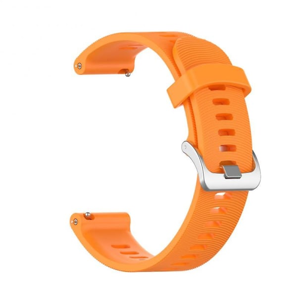 Färgglada 20 mm klockarmband för Garmin Forerunner 245 245m 645 Music Vivomove 3 Hr Sport 02 orange