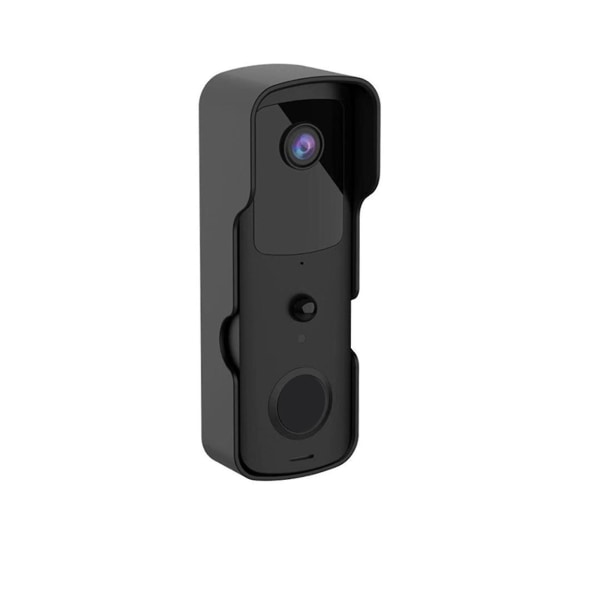 V30s trådlös dörrklocka Smart Wifi Videodörrklocka Mobiltelefon Fjärrstyrning Högupplöst övervakning Intercom Y Black