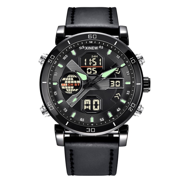 Herrmode Watch Quartz Digital Led Casual Watches J