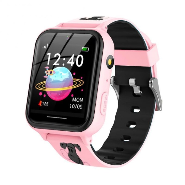 Barns Smart Watch Telefon Watch Smartwatch För Barn Med Sim-kort Foto Barnpresent för Ios Android pink