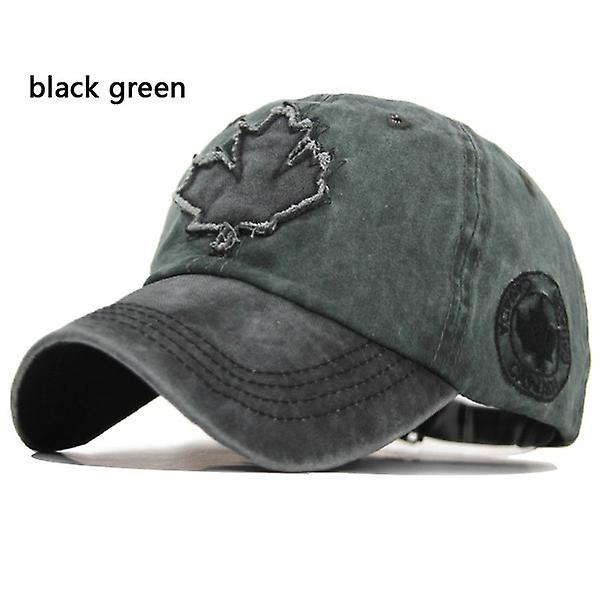 Baseballkepsar för herr Kanada Maple Leafs Hattar Baseballkepsar för herr för kvinnor black green