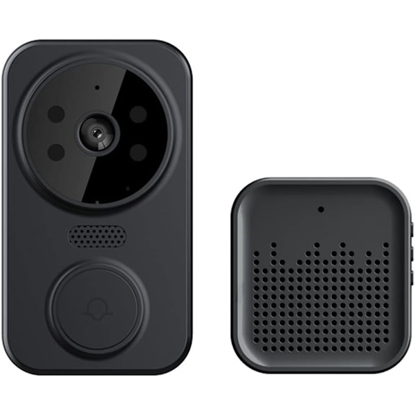 Trådlös Fjärrstyrd Videodörrklocka, Smart Hem Wifi Dörrklocka Utomhus Trådlös Dörrklocka Kamera Klocka Tvåvägs Ljud Intercom Nattseende Smart Life APP